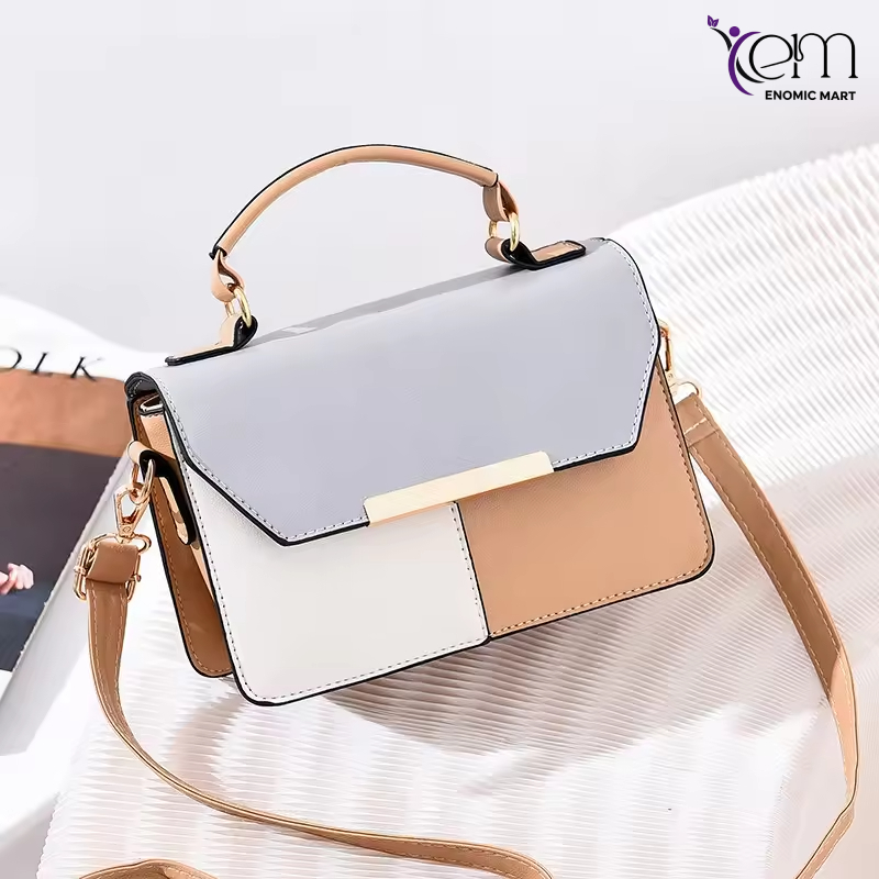 Add a modern touch to your wardrobe with this stylish geometric pattern handbag. Designed for confident women who love trendy yet practical fashion.