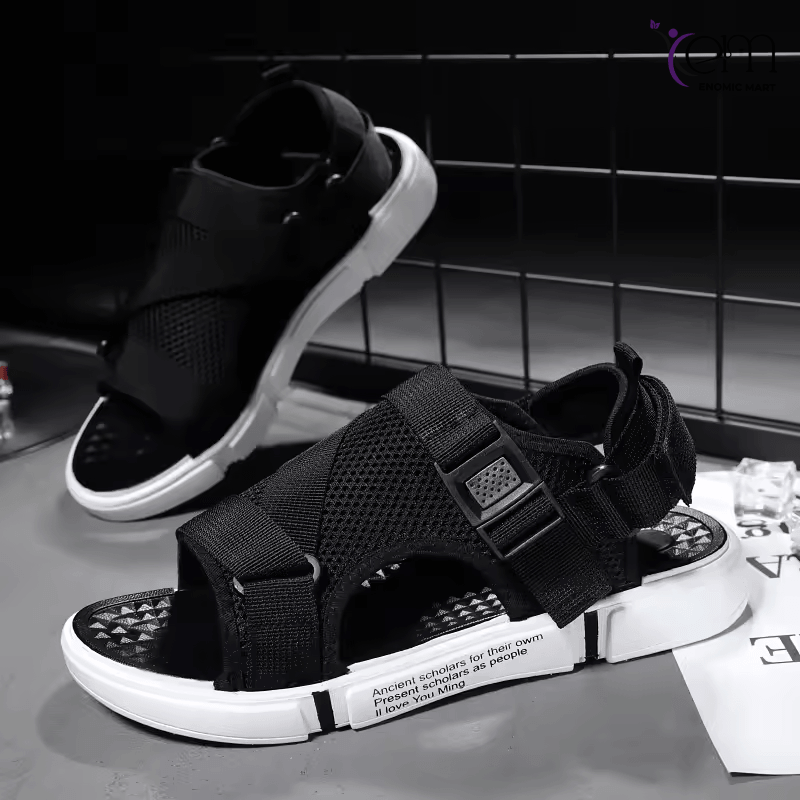 Spring New Arrival Casual Shoes for Male Wearing Soft Bottomed Thick Soled Summer Large Size Sandals