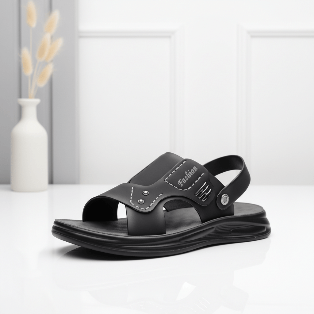 Summer Outdoor Lightweight Dual-purpose Anti-slip Open-toe Sandals for Men Waterproof Soft Sole Customized Casual Beach Shoes