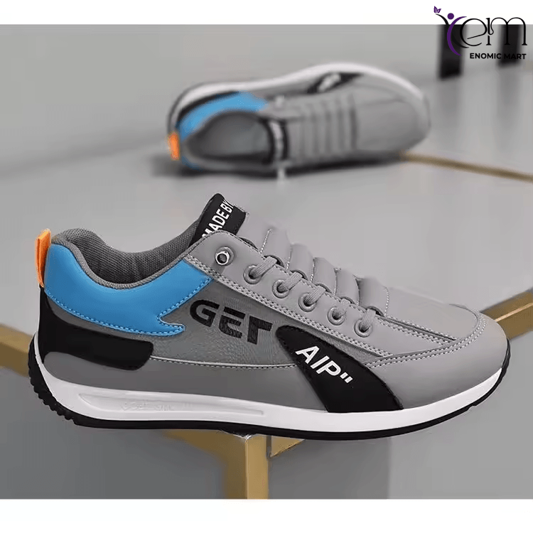 Mens Shoes Leather Surface New High-end Travel Trendy Versatile Mountaineering Sports Skateboarding Style Casual Shoes for Men